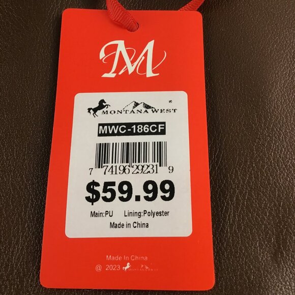 Montana West Satchel Vegan Leather Handbag (Large Size) Brown - Picture 2 of 12